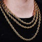 Antique 8MM Sterling Silver Rope Chain hip hop jewelry CustomDiamJewel