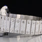 Full White Cartier Santos Natural Diamond Watch customdiamjewel