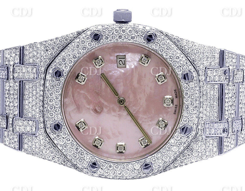 Lab Grown Diamond Set AP Watch For Men customdiamjewel