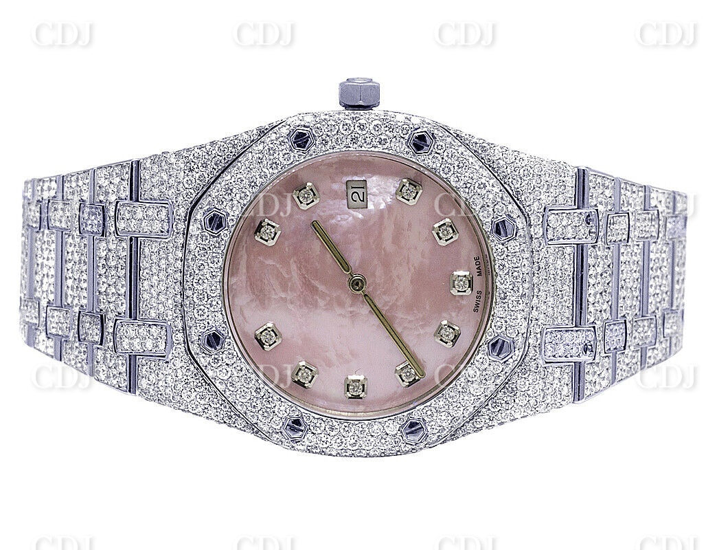 Lab Grown Diamond Watch Ladies Audemars Piguet Royal Oak 35MM Stainles
