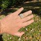 Alternating Round And Baguette Diamond Hip Hop Ring  customdiamjewel   