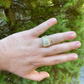 Alternating Round And Baguette Diamond Hip Hop Ring  customdiamjewel   