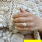 Cushion Cut Moissanite Engagement Promise Ring  customdiamjewel   