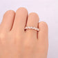 Alternative Pear Half Eternity Lab Grown Diamond Wedding Band Wedding Band customdiamjewel   