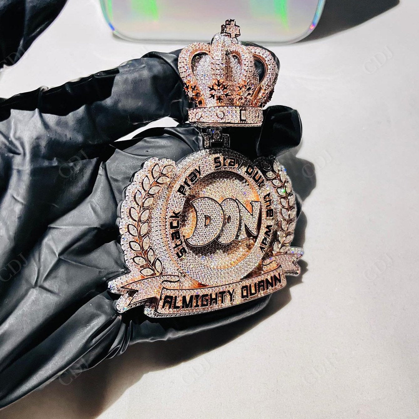 Hip Hop Iced Out Customized Gold Plated Pendant hip hop jewelry CustomDiamJewel