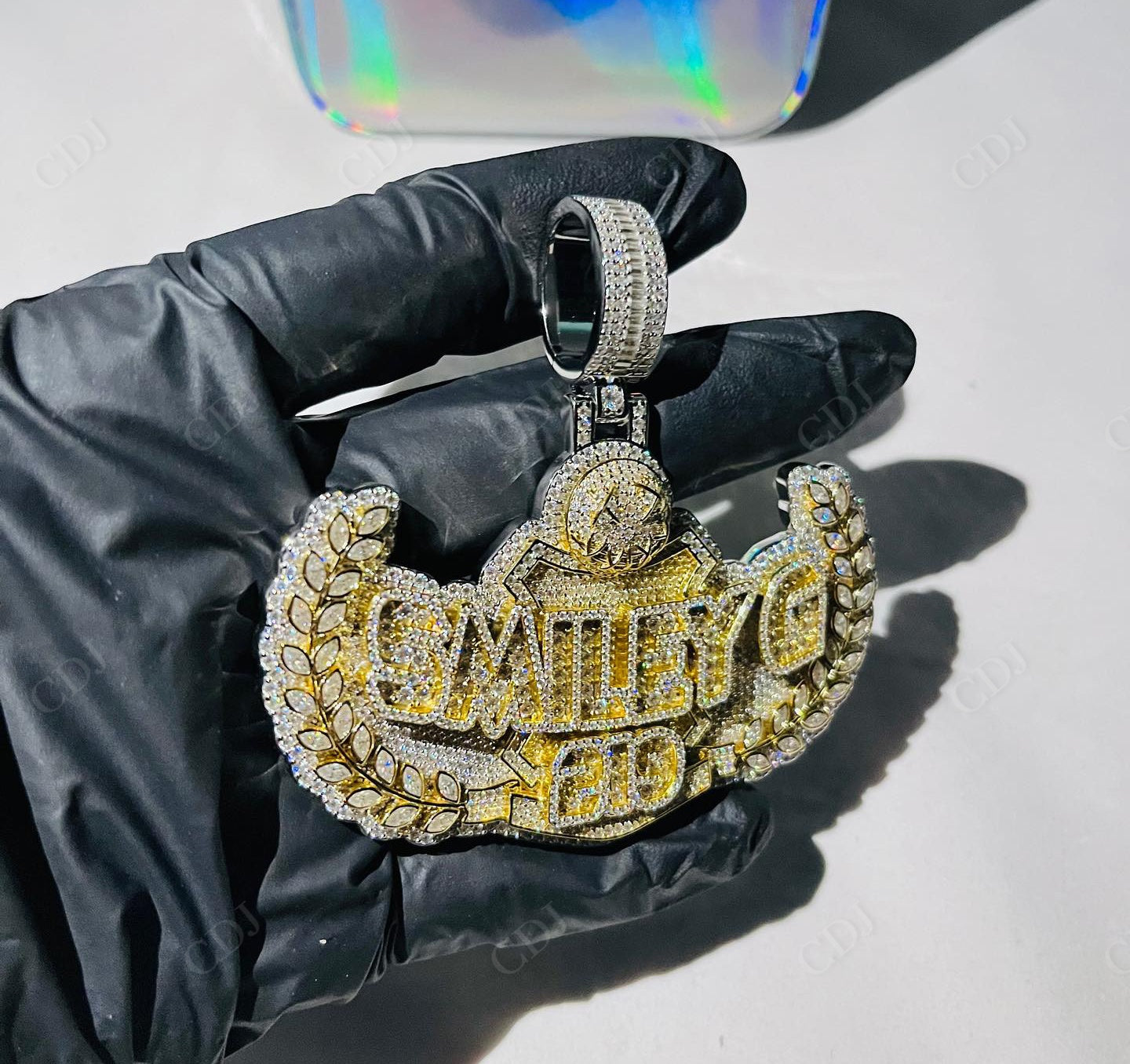 Hip Hop Iced Out Customized Gold Plated Pendant hip hop jewelry CustomDiamJewel