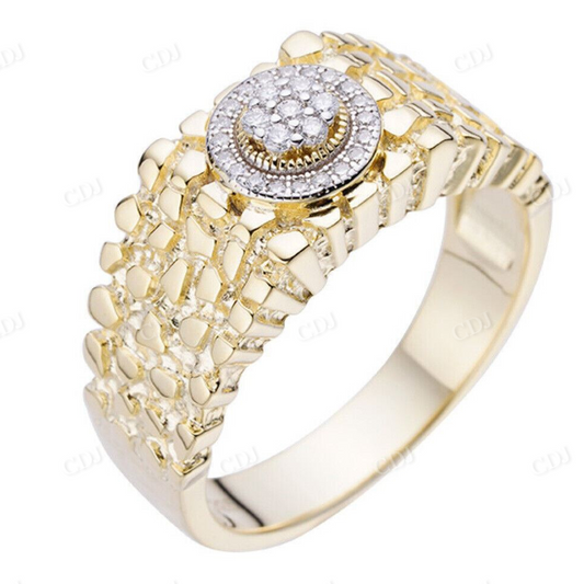Cluster Lab Grown Diamond Mens Ring  customdiamjewel   
