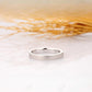 14K yellow Gold Matte Finish Wedding Band  customdiamjewel 10 KT Solid Gold White Gold VVS-EF
