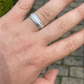 7mm Plain Brushed Finished Ring  customdiamjewel   