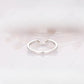 0.38CT Round Cut Natural Diamond Curved Wedding Band  customdiamjewel   