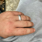 7mm Plain Brushed Finished Ring  customdiamjewel   