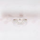 0.38CT Round Cut Natural Diamond Curved Wedding Band  customdiamjewel 10 KT Solid Gold White Gold VVS-EF