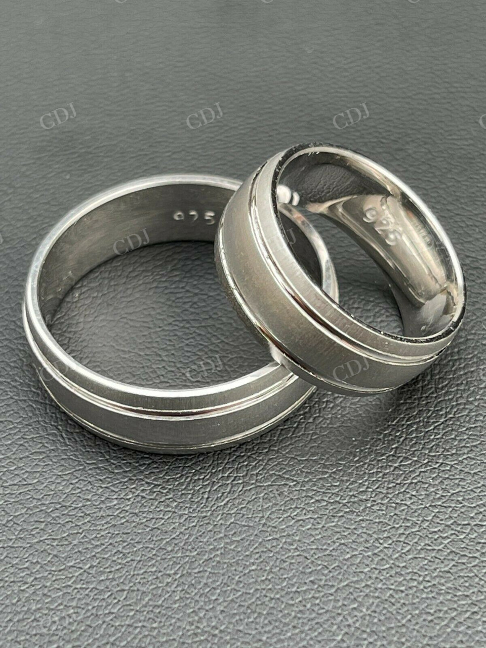 7mm Plain Brushed Finished Ring  customdiamjewel   