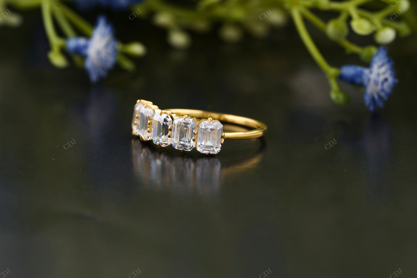 Lab-Grown Diamond Prong Set Band Ring