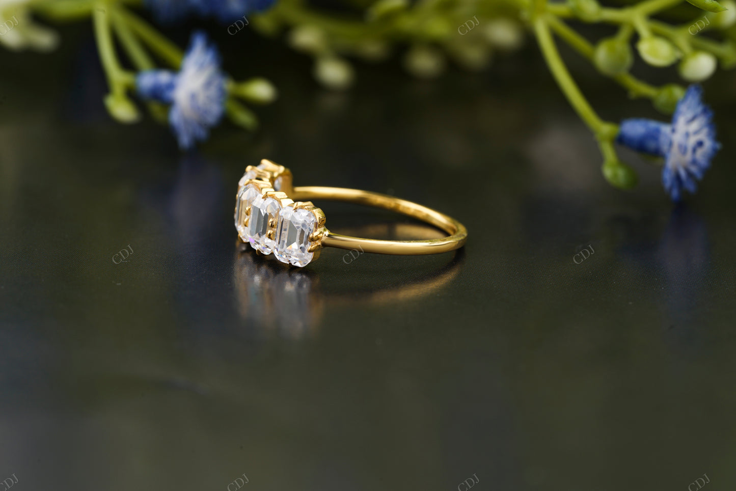 Lab-Grown Diamond Prong Set Band Ring