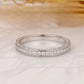 0.19CT Round Cut Real Diamond Matching Wedding Band  customdiamjewel 10 KT Solid Gold White Gold VVS-EF