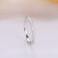 White Gold Full Eternity Lab Grown Diamond Wedding Band Wedding Band customdiamjewel   