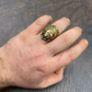 18K Gold Indian Head Chief Hip Hop Ring  customdiamjewel   