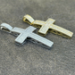 14K Gold Moissanite Cross Pendant For Men  customdiamjewel   