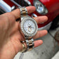 42mm Rolex Two Tone Bezel Set Moissanite Diamond Watch customdiamjewel