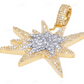 Custom Silver Moissanite Explosion Emoji Pendant CustomDiamJewel