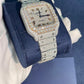 Two tone Rose White Iced Out Bust Down Automatic Movement Wrist Watch customdiamjewel
