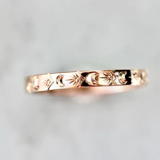 Unique Sterling Silver Stackable Wedding Band customdiamjewel