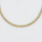 Antique 10MM Solid Gold Diamond Cuban Link Chain For Men's  customdiamjewel   