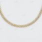Antique Solid Gold Iced Out Diamond Cuban Chain  customdiamjewel   