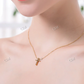 Custom Cross Charm Solid Gold Minimalist Pendant hip hop jewelry CustomDiamJewel