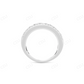 Multi Row Diamond Half Eternity Hip Hop Ring For Men hip hop jewelry CustomDiamJewel