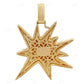 Custom Silver Moissanite Explosion Emoji Pendant CustomDiamJewel