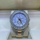 42mm Rolex Two Tone Bezel Set Moissanite Diamond Watch customdiamjewel