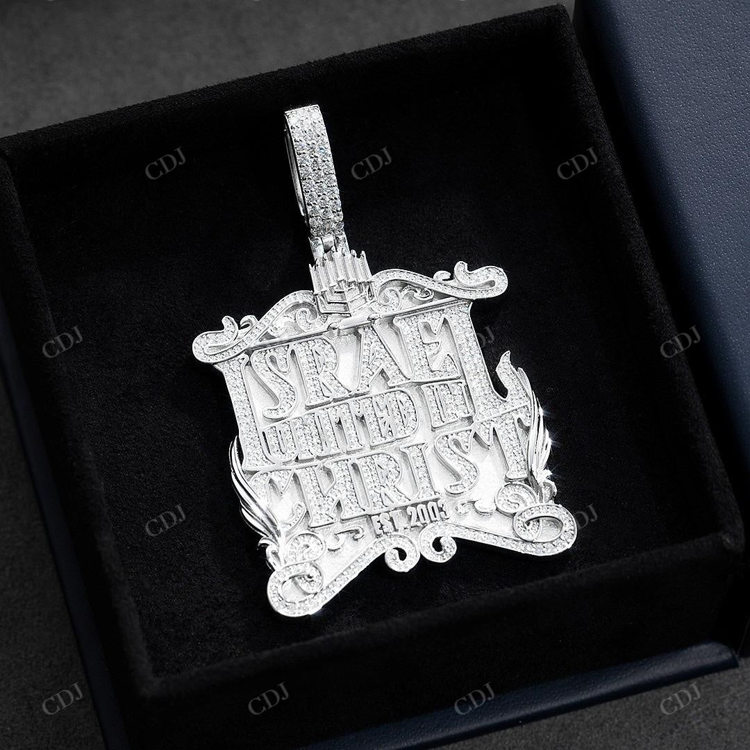 Big Custom Letter Iced Out Diamond Hip Hop Pendant hip hop jewelry customdiamjewel   