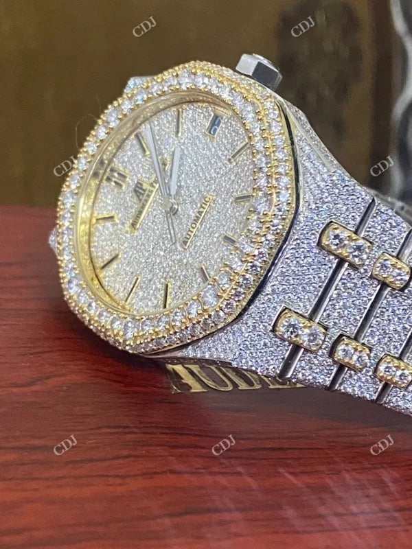 Moissanite Iced Out Audemars Piguet Watch customdiamjewel