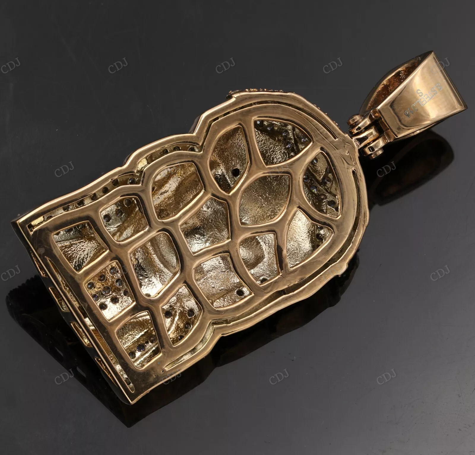 Luxury Fully Iced Out Custom Jesus Pendant hip hop jewelry CustomDiamJewel