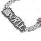Avril Lavigne Custom-Made Diamond Necklace hip hop jewelry CustomDiamJewel