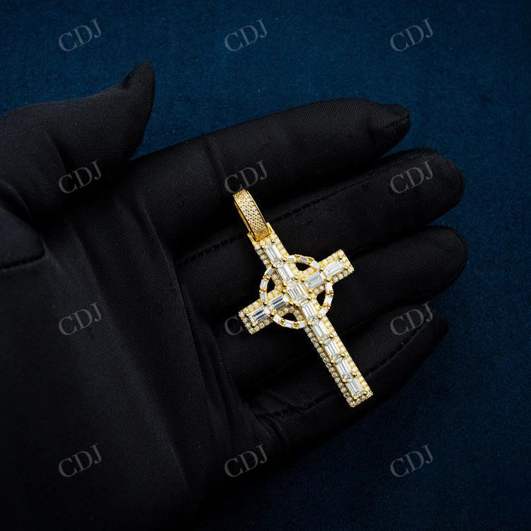 Alternative Diamond Celtic Cross Pendant  customdiamjewel   