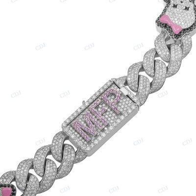 Avril Lavigne Custom-Made Diamond Necklace hip hop jewelry CustomDiamJewel