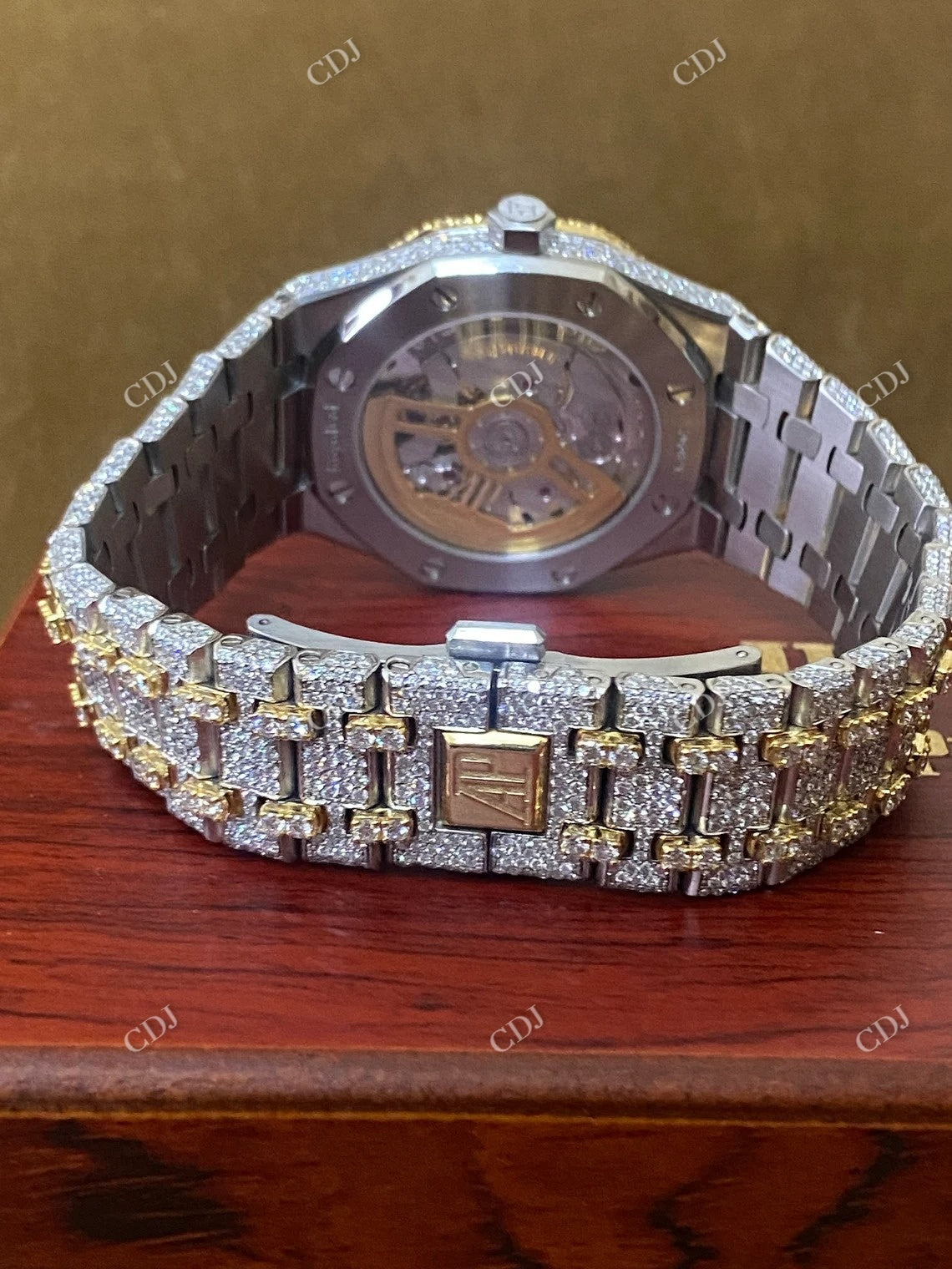 Moissanite Iced Out Audemars Piguet Watch customdiamjewel