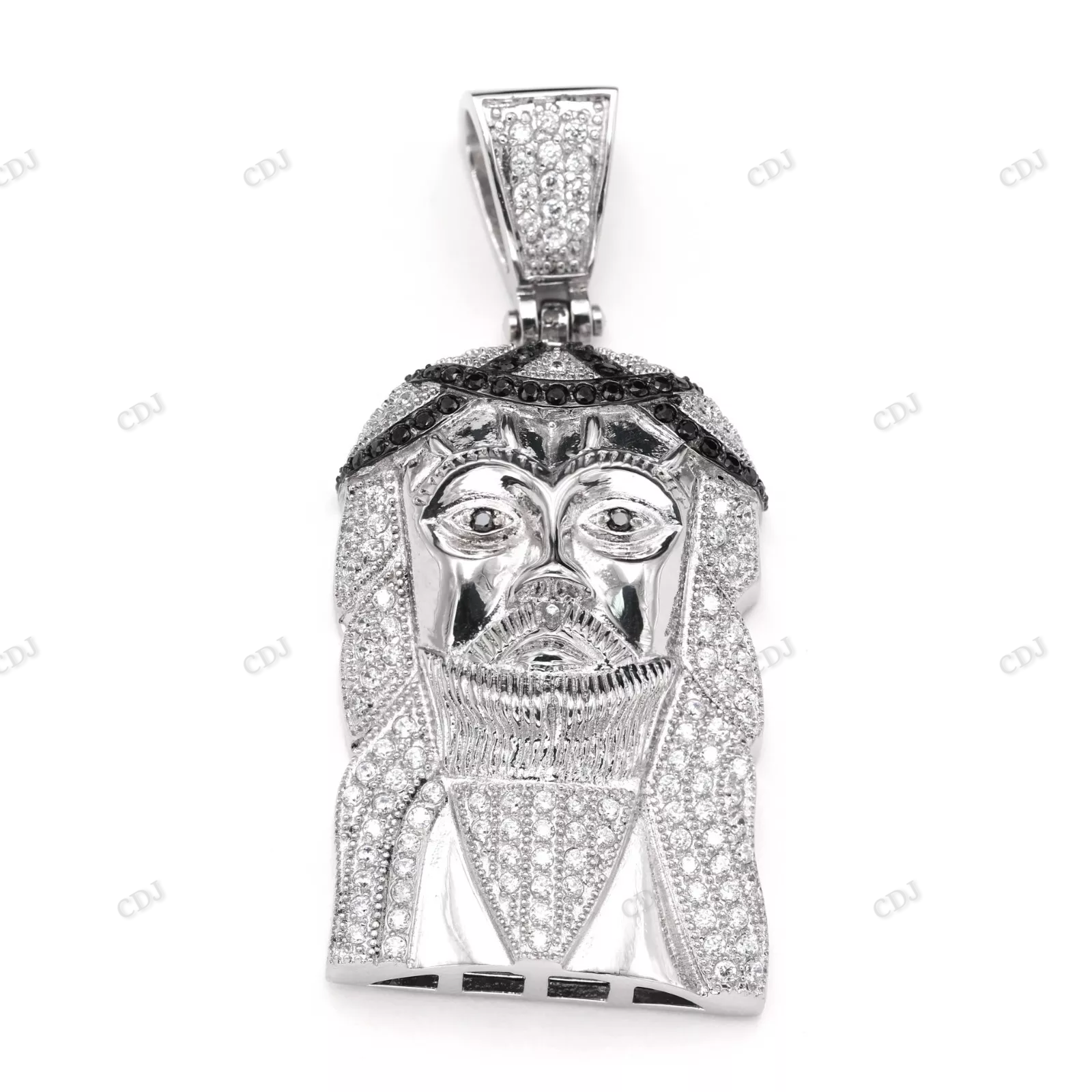 Luxury Fully Iced Out Custom Jesus Pendant hip hop jewelry CustomDiamJewel