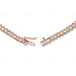 Moissanite 14KT Gold Plated GRA Certificated Tennis Chain CustomDiamJewel
