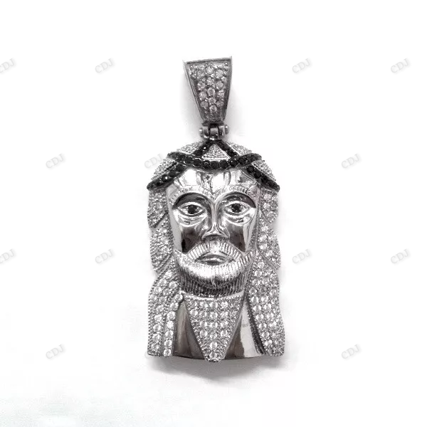 Luxury Fully Iced Out Custom Jesus Pendant hip hop jewelry CustomDiamJewel
