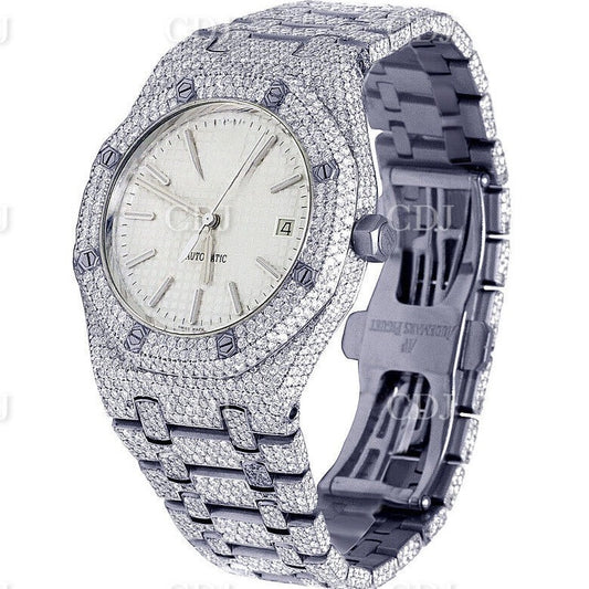 Trending Iced Out Swiss Automatic Movement Watch customdiamjewel