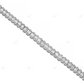 Moissanite 14KT Gold Plated GRA Certificated Tennis Chain CustomDiamJewel