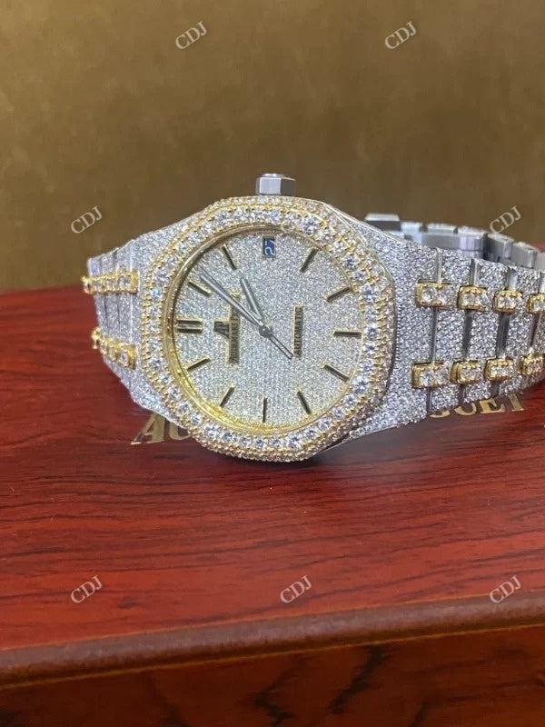 Moissanite Iced Out Audemars Piguet Watch customdiamjewel
