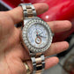 42mm Rolex Two Tone Bezel Set Moissanite Diamond Watch customdiamjewel