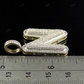 1.3" 1 CTW 10K Gold Natural Diamond N Letter Pendant CustomDiamJewel