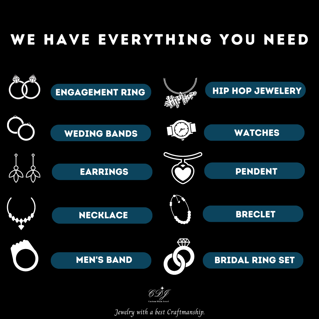 Hip Hop Diamond Cuban Chain hip hop jewelry CustomDiamJewel   