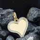 Full Iced Out Diamond Heart Picture Pendant hip hop jewelry customdiamjewel